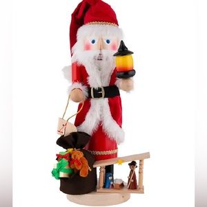 New in box Steinbach Santa Nutcracker with Nativity